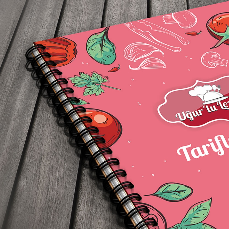 Uğurlu Lezzetler - Promosyon Defter Tasarımı